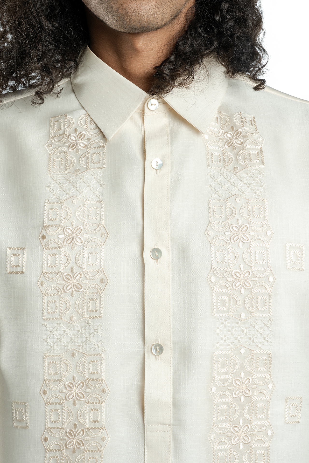 Cecilio Men's Barong (Beige)
