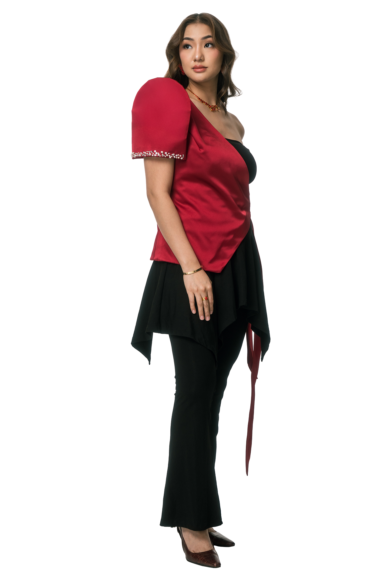 Daress Asymmetrical Filipiniana Vest