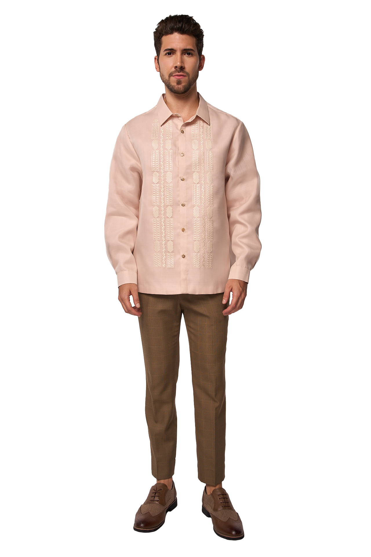Gabriel Men's Barong (Warm Silt)