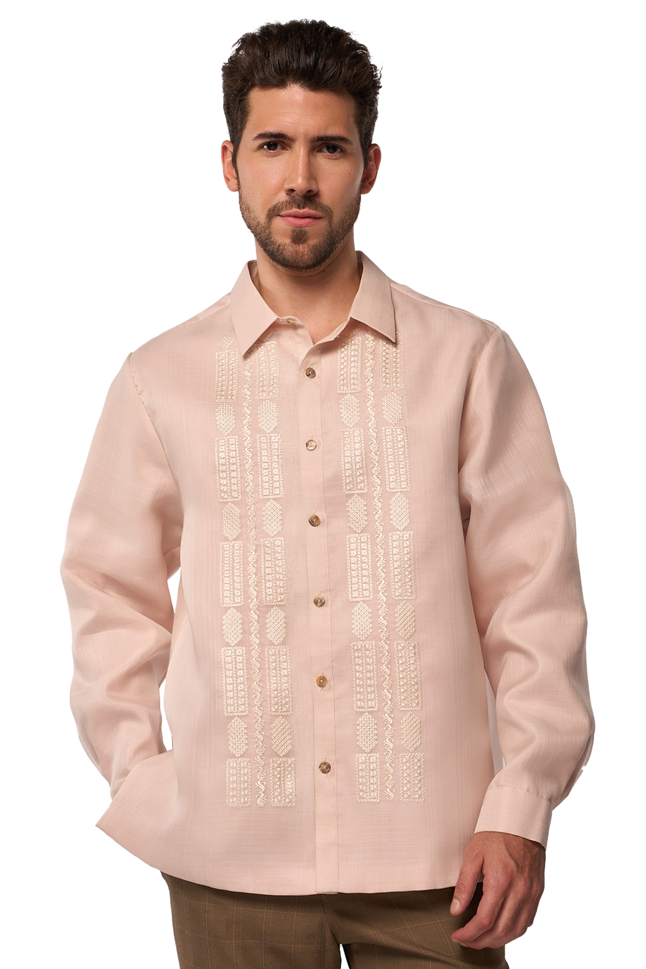 Gabriel Men's Barong (Warm Silt)