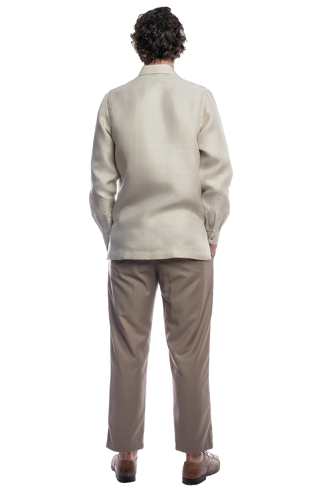 Gabriel Men's Barong Tagalog (Espresso)