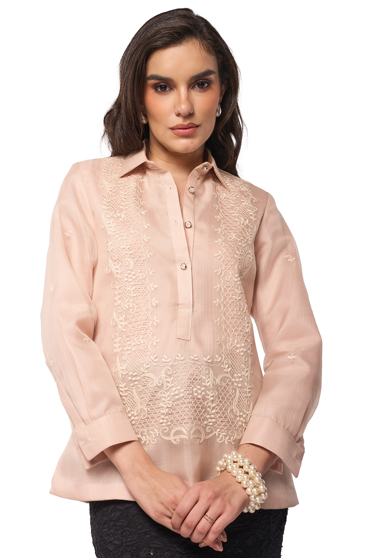 Lucida Boyfriend Barong (Warm Silt)