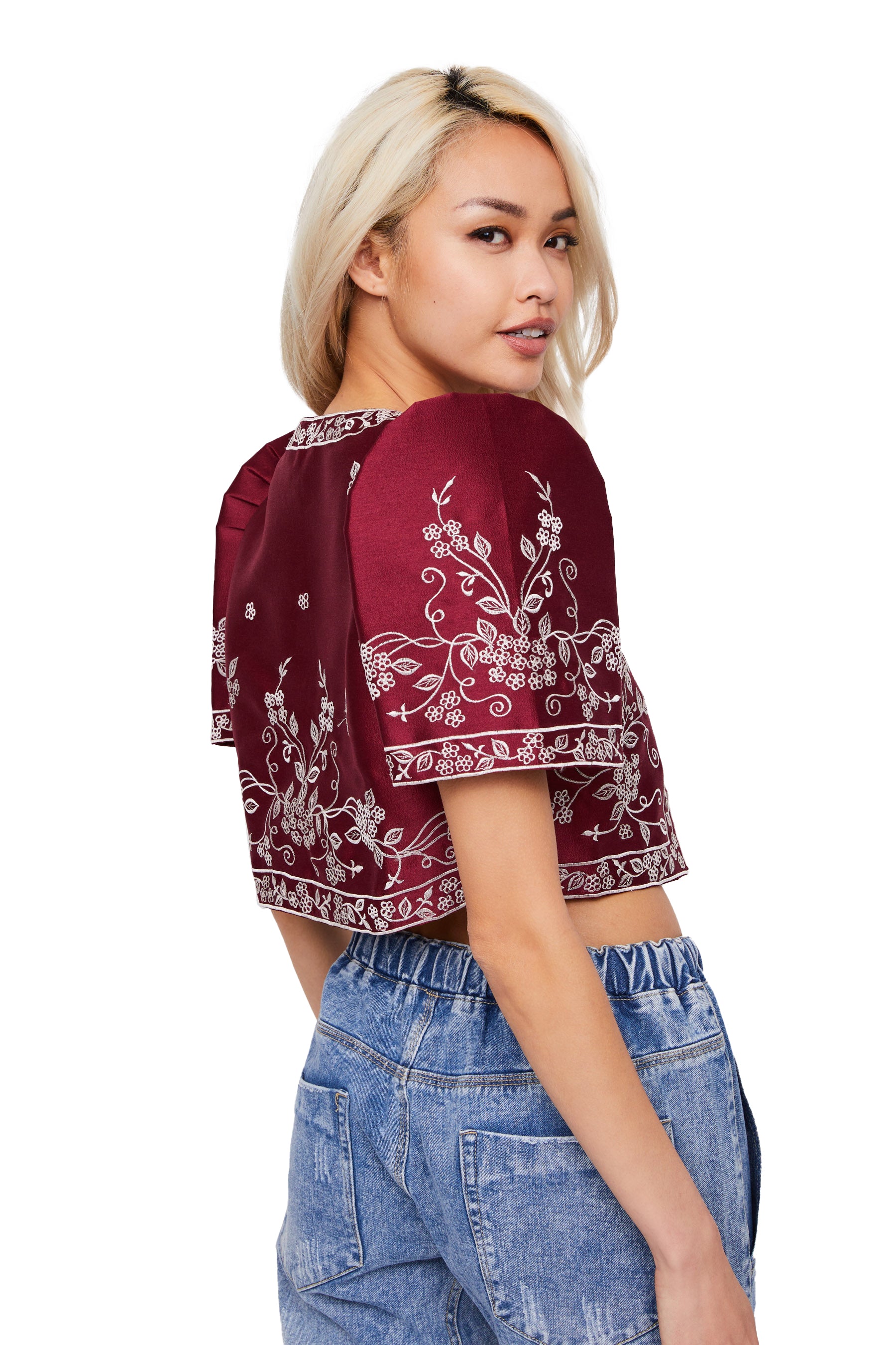 Nora Bolero (Wine Red)