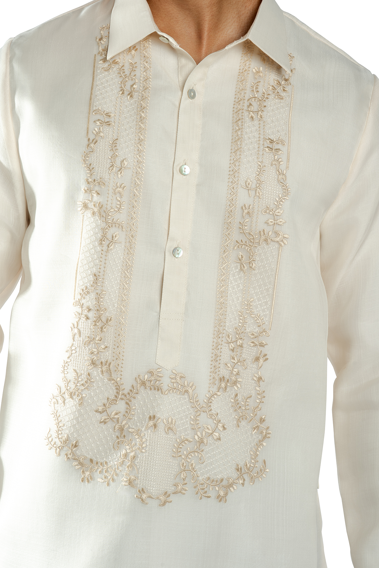 Roberto Men's Barong (Beige)