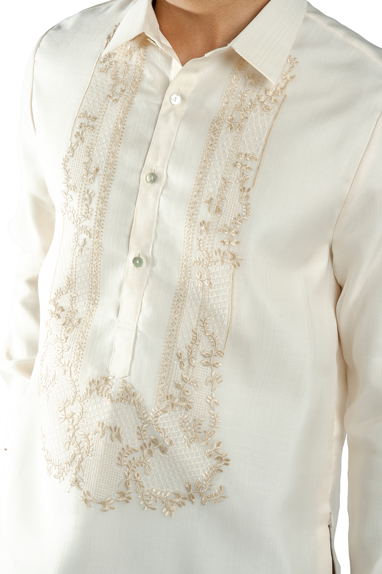 Roberto Men's Barong (Beige)