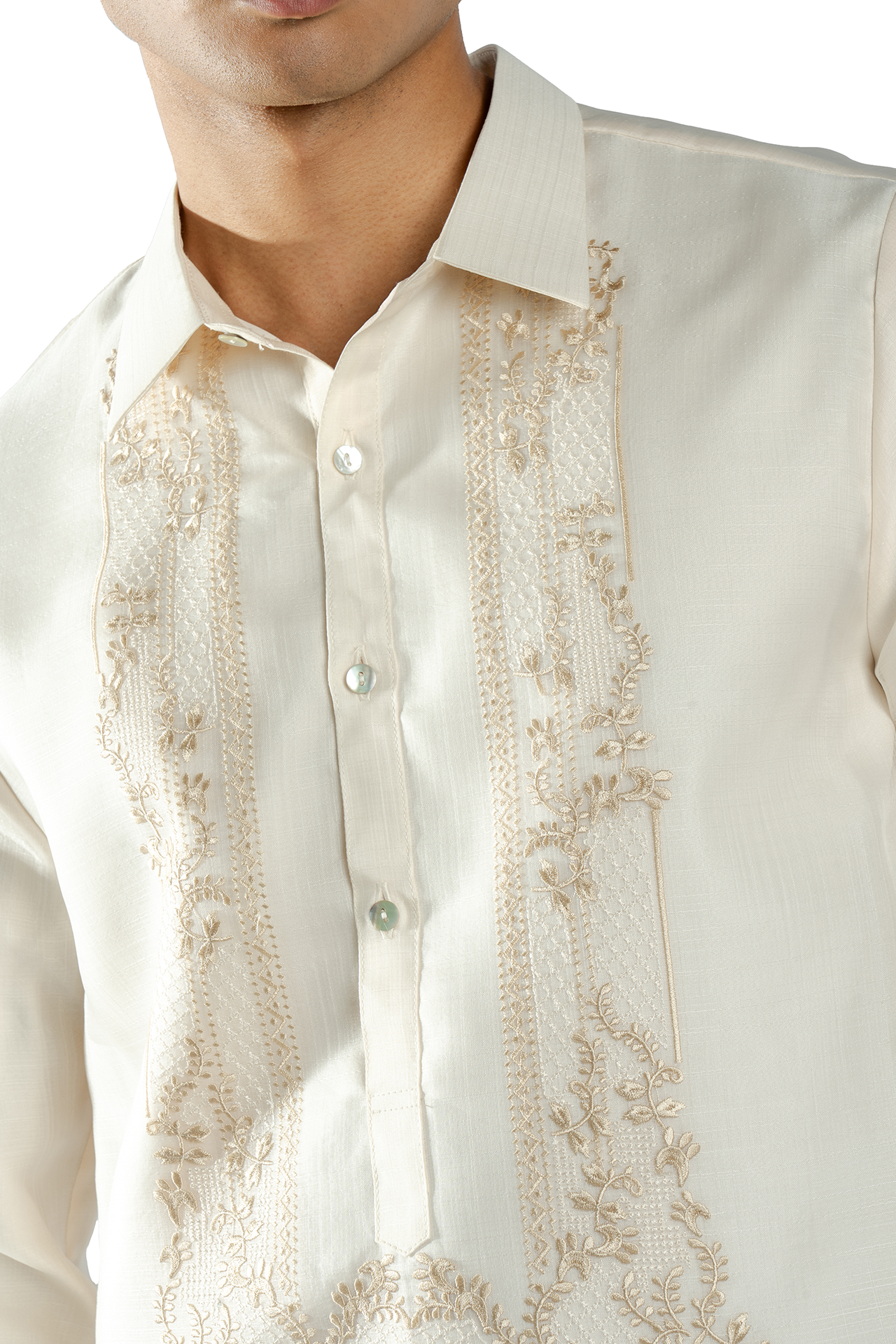 Roberto Men's Barong (Beige)