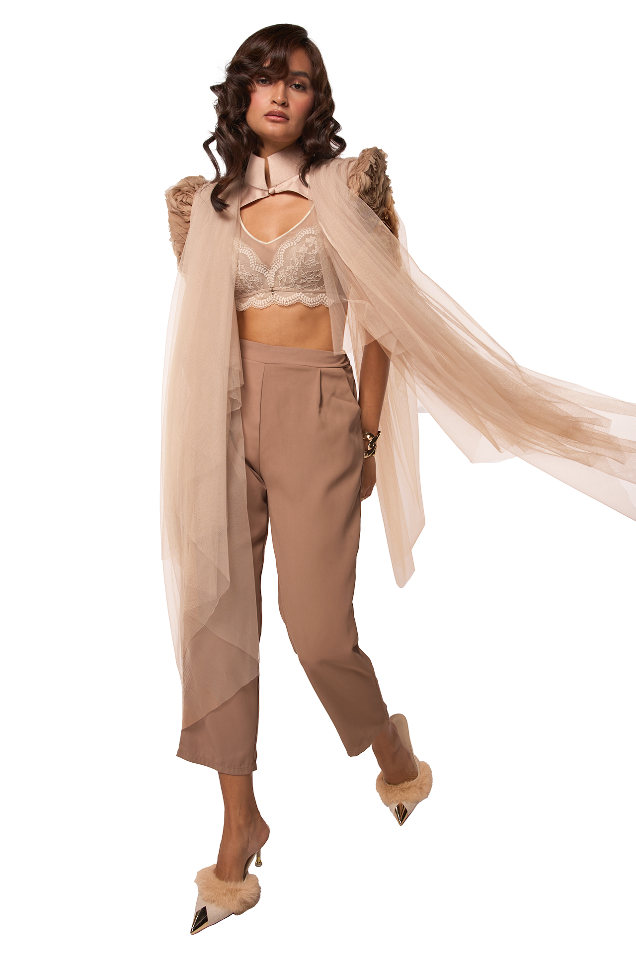 Rosetta Harness Bolero (Sandrose)