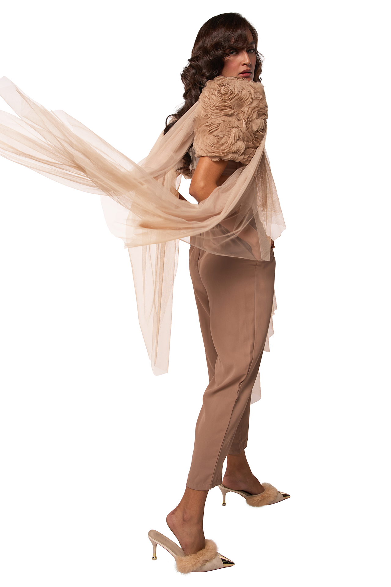 Rosetta Harness Bolero (Sandrose)