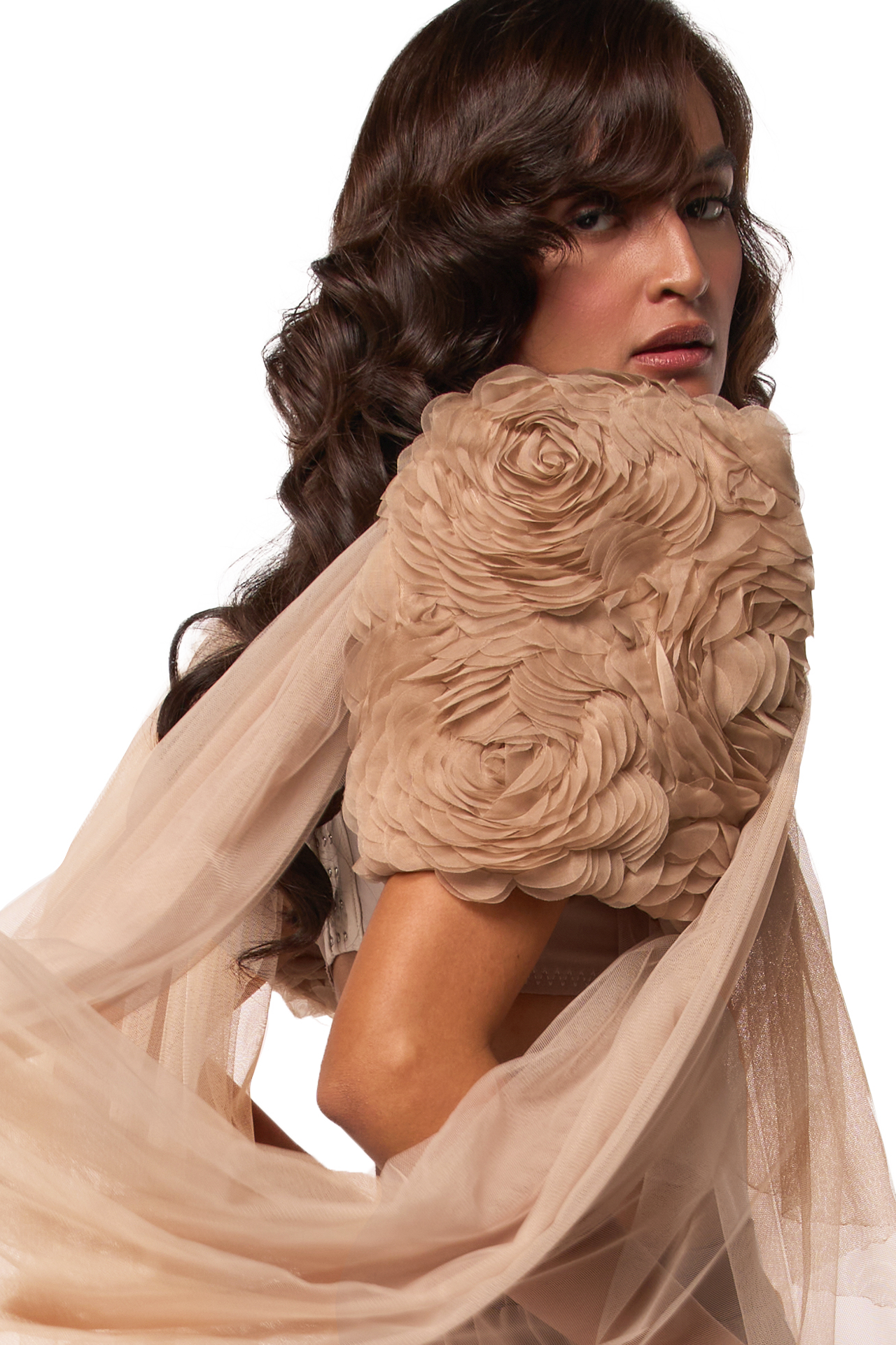 Rosetta Harness Bolero (Sandrose)