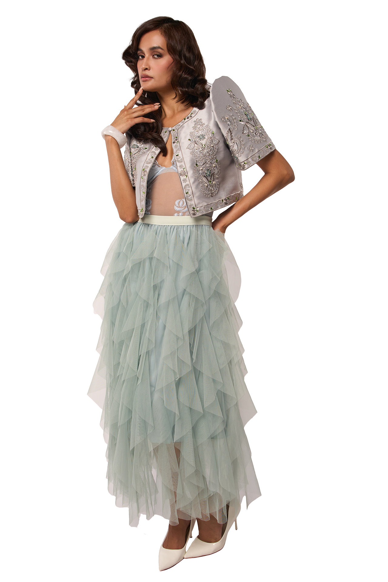 Silver Frame Bolero