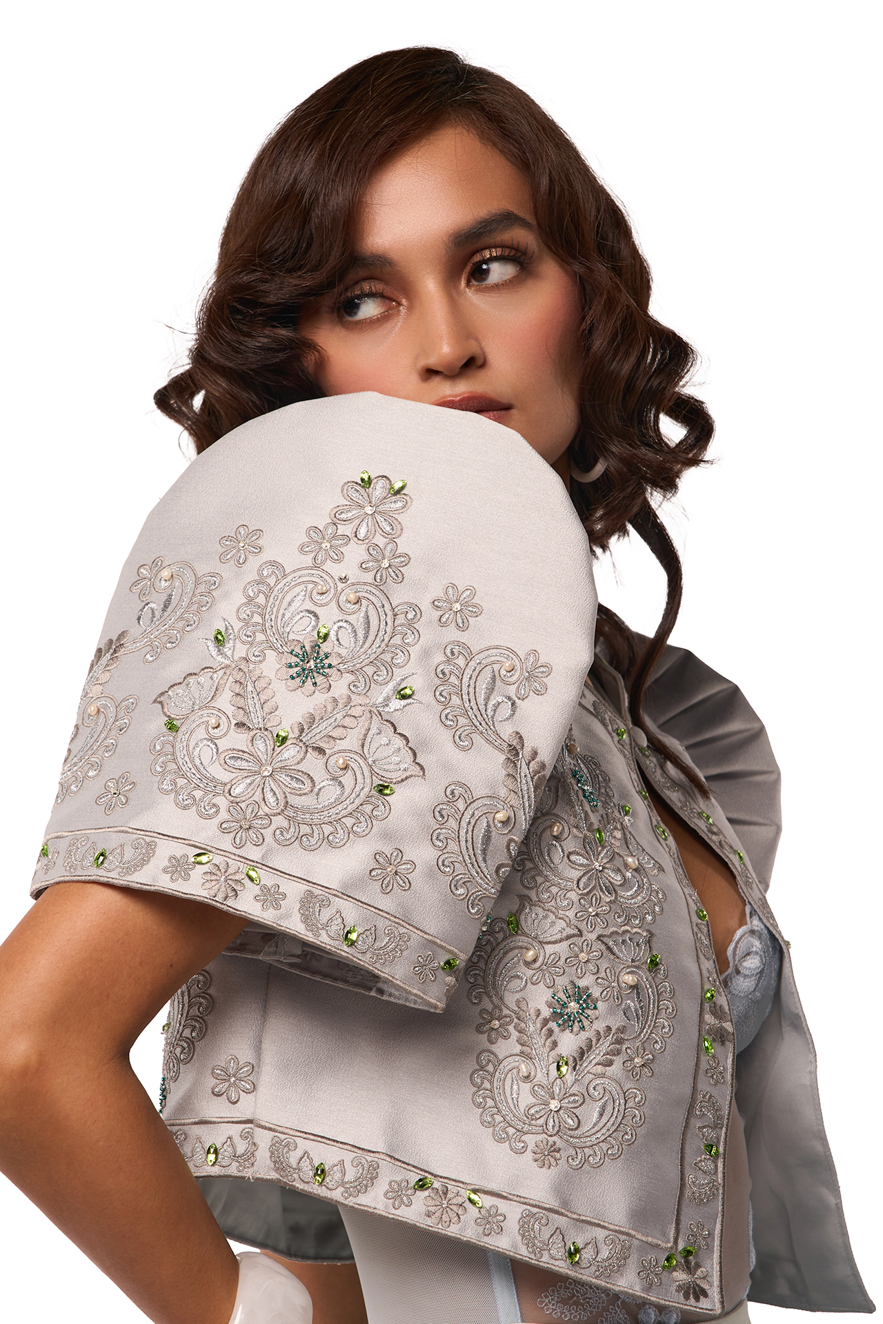 Silver Frame Bolero