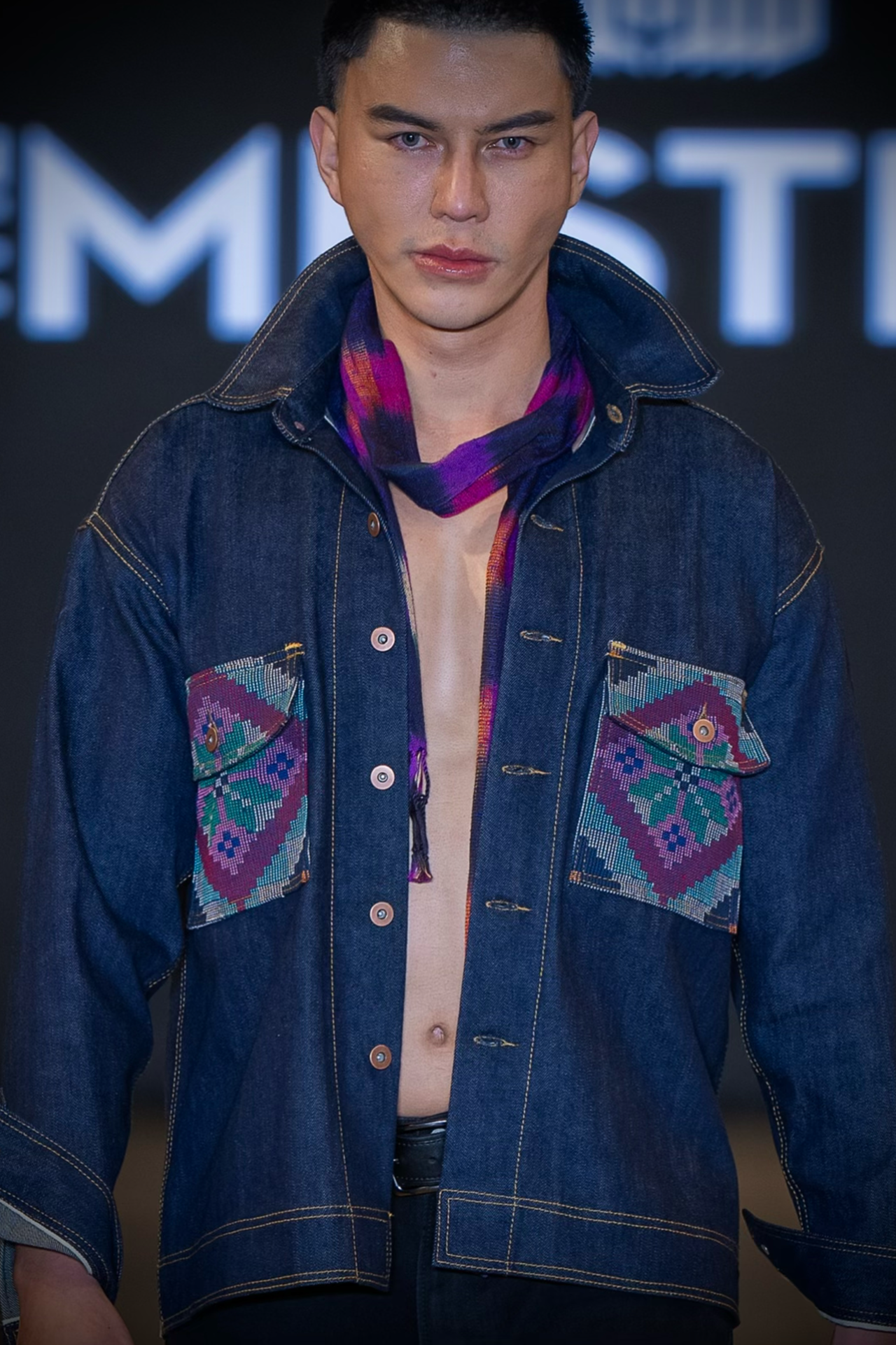 Tetsuya Shacket – Japanese Selvedge Denim with Yakan Detail | The