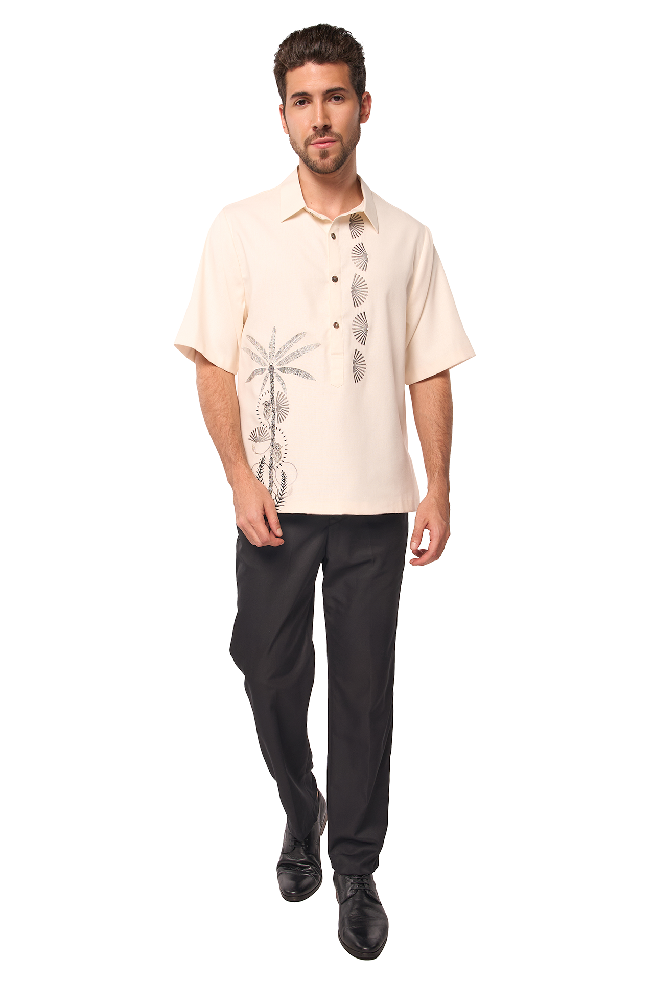 Bohol Men's Barong (Cloud Silt)