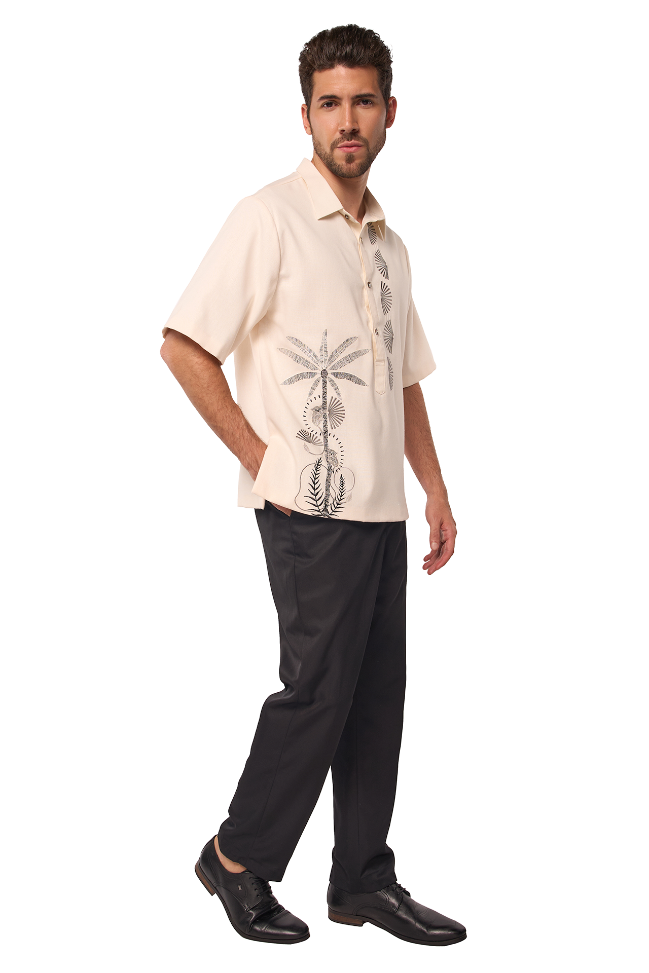 Bohol Men's Barong (Cloud Silt)