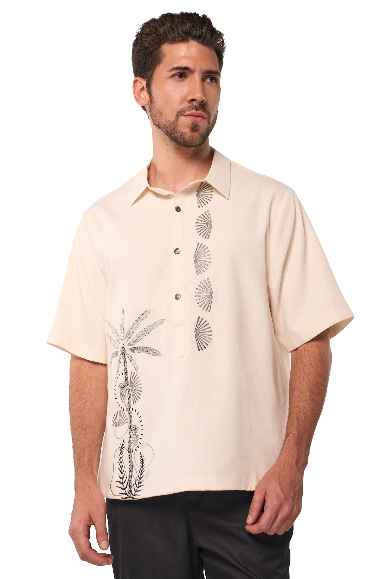 Bohol Men's Barong (Cloud Silt)