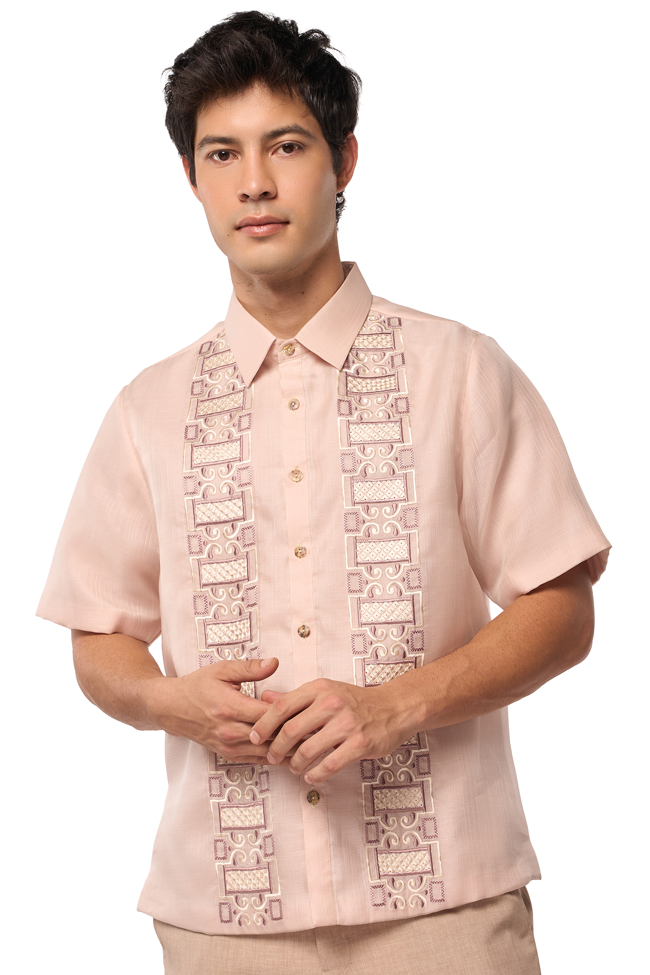 Filomino Men's Barong (Warm Silt)