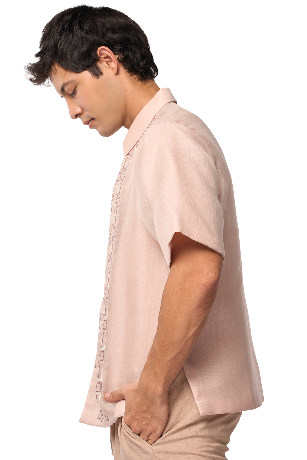 Filomino Men's Barong (Warm Silt)