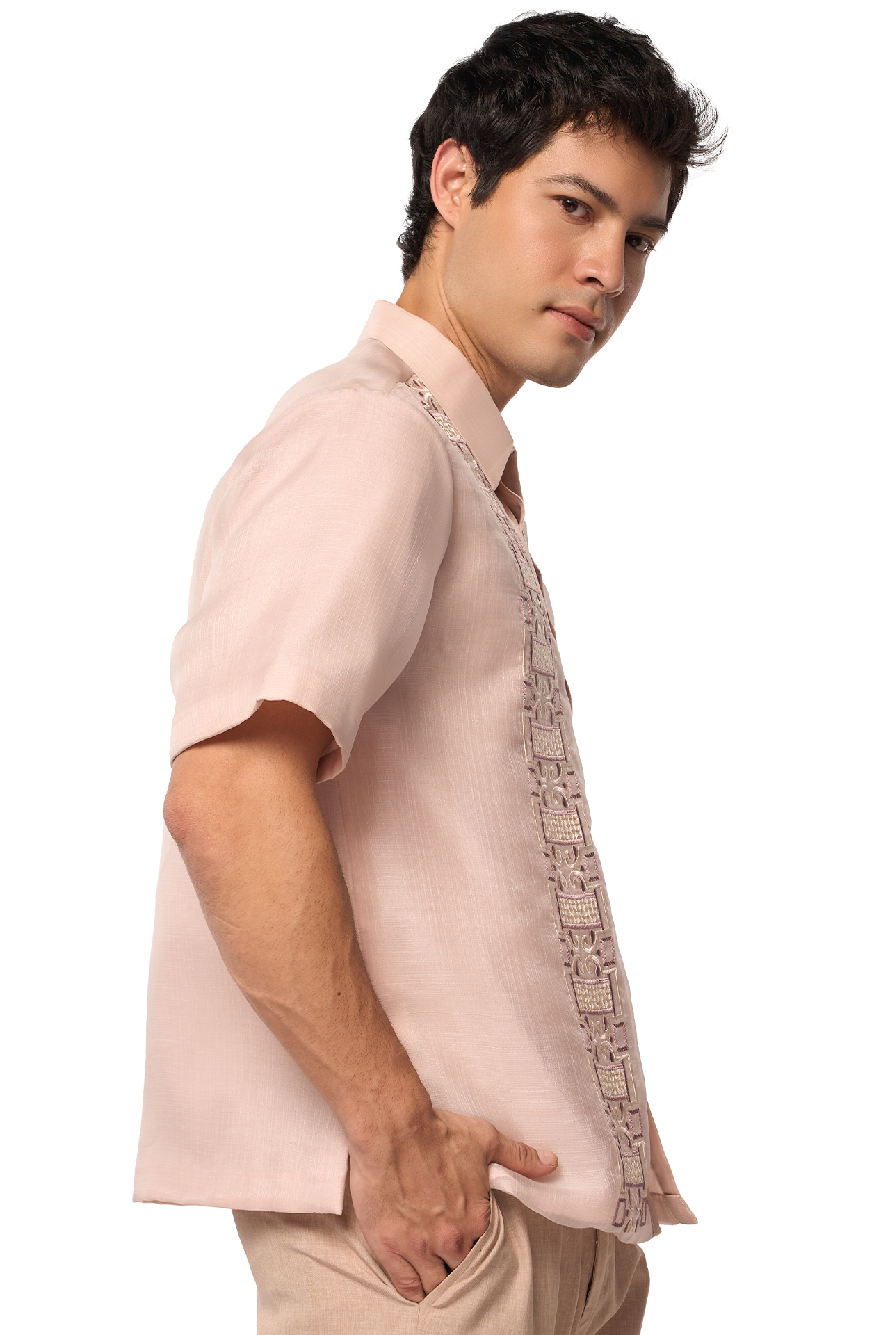 Filomino Men's Barong (Warm Silt)