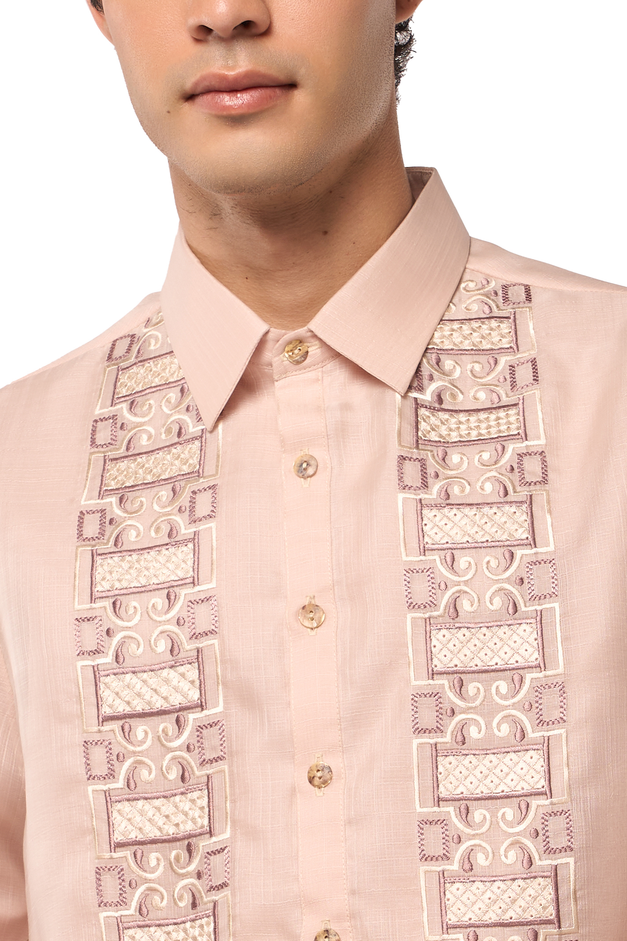 Filomino Men's Barong (Warm Silt)