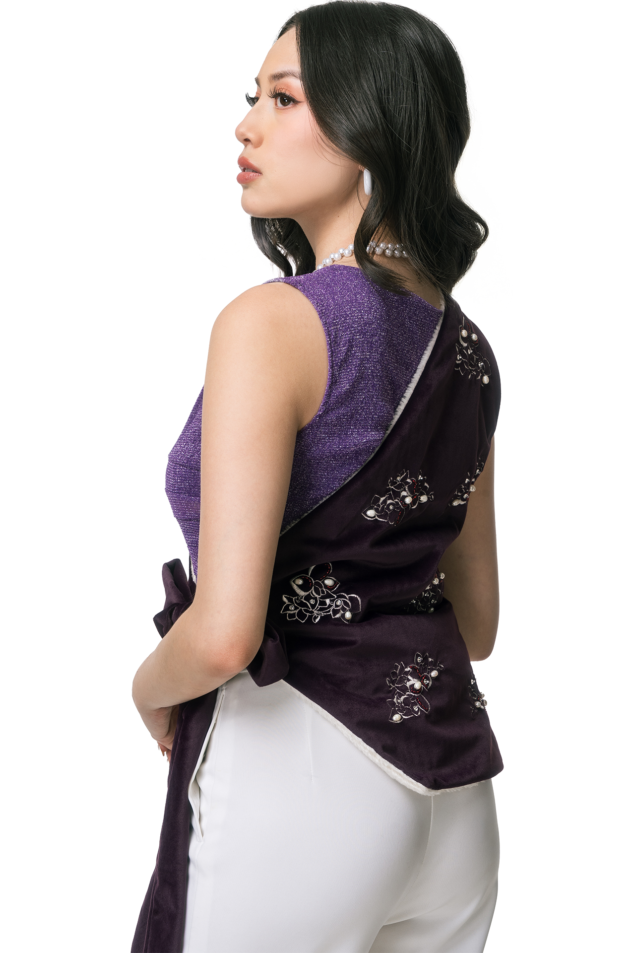 Aiza Velvet Vest