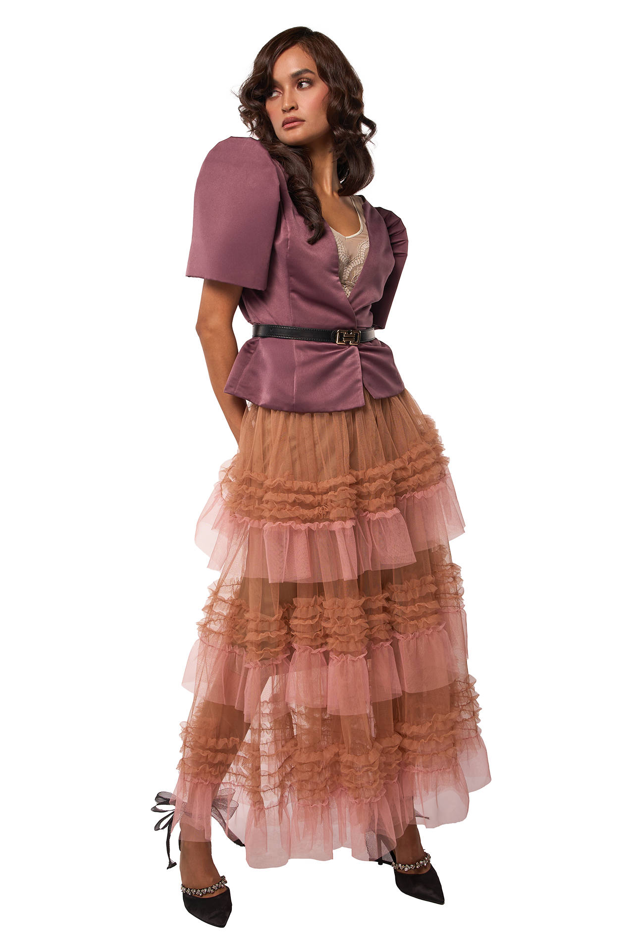 Crisanta Blazer (Dusk Rose)