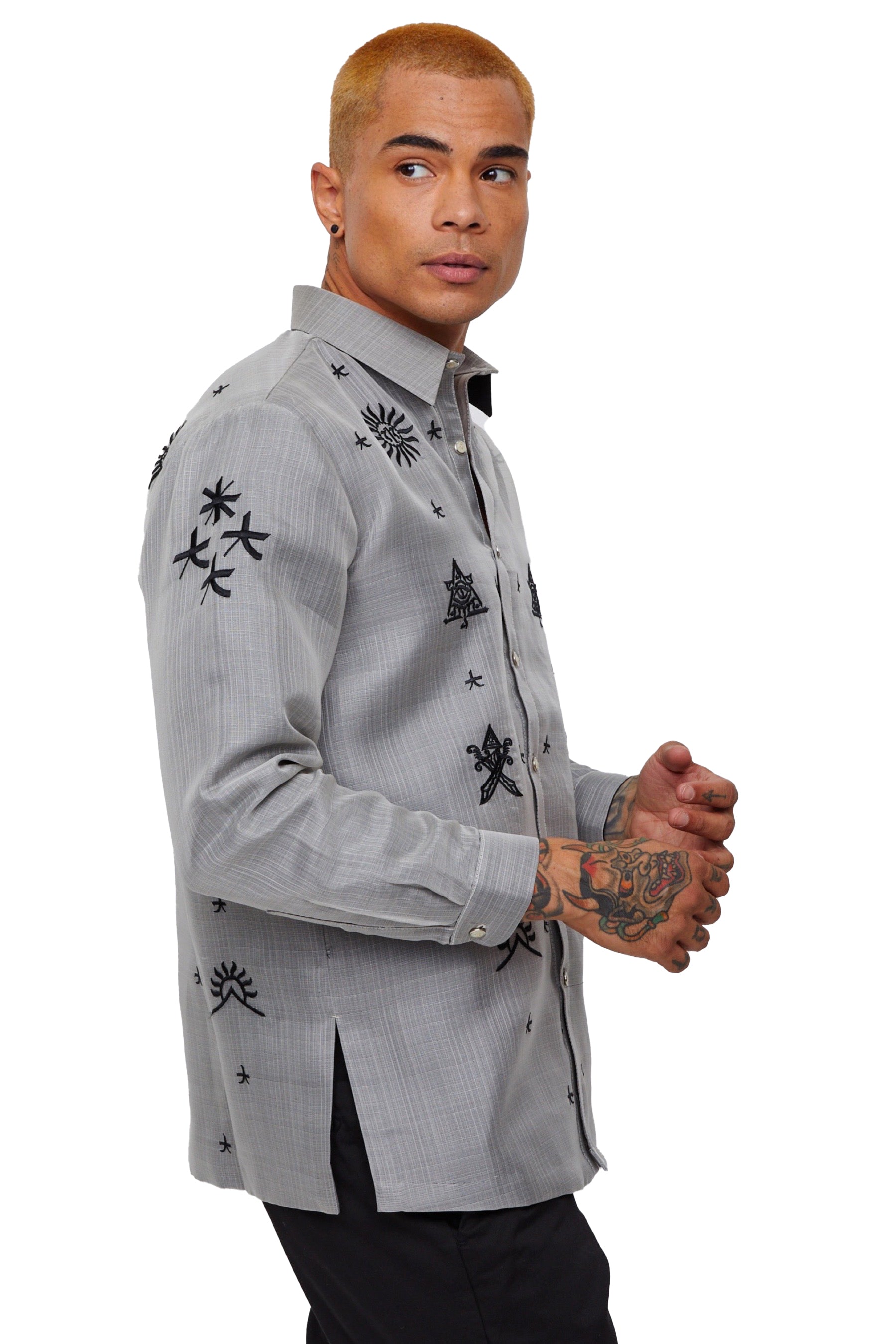 Danilo Men's Barong Tagalog (Black)