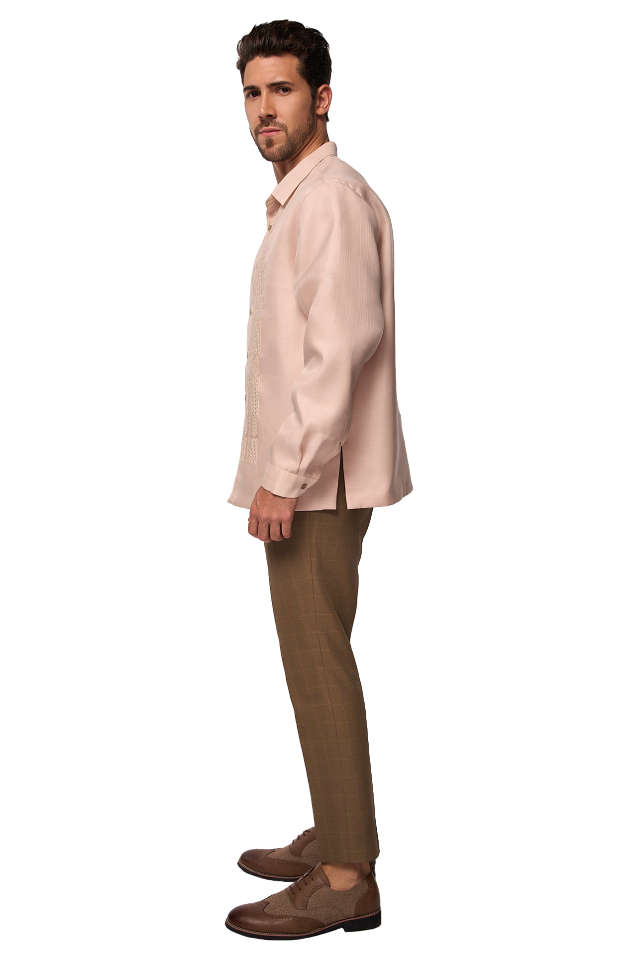 Gabriel Men's Barong (Warm Silt)