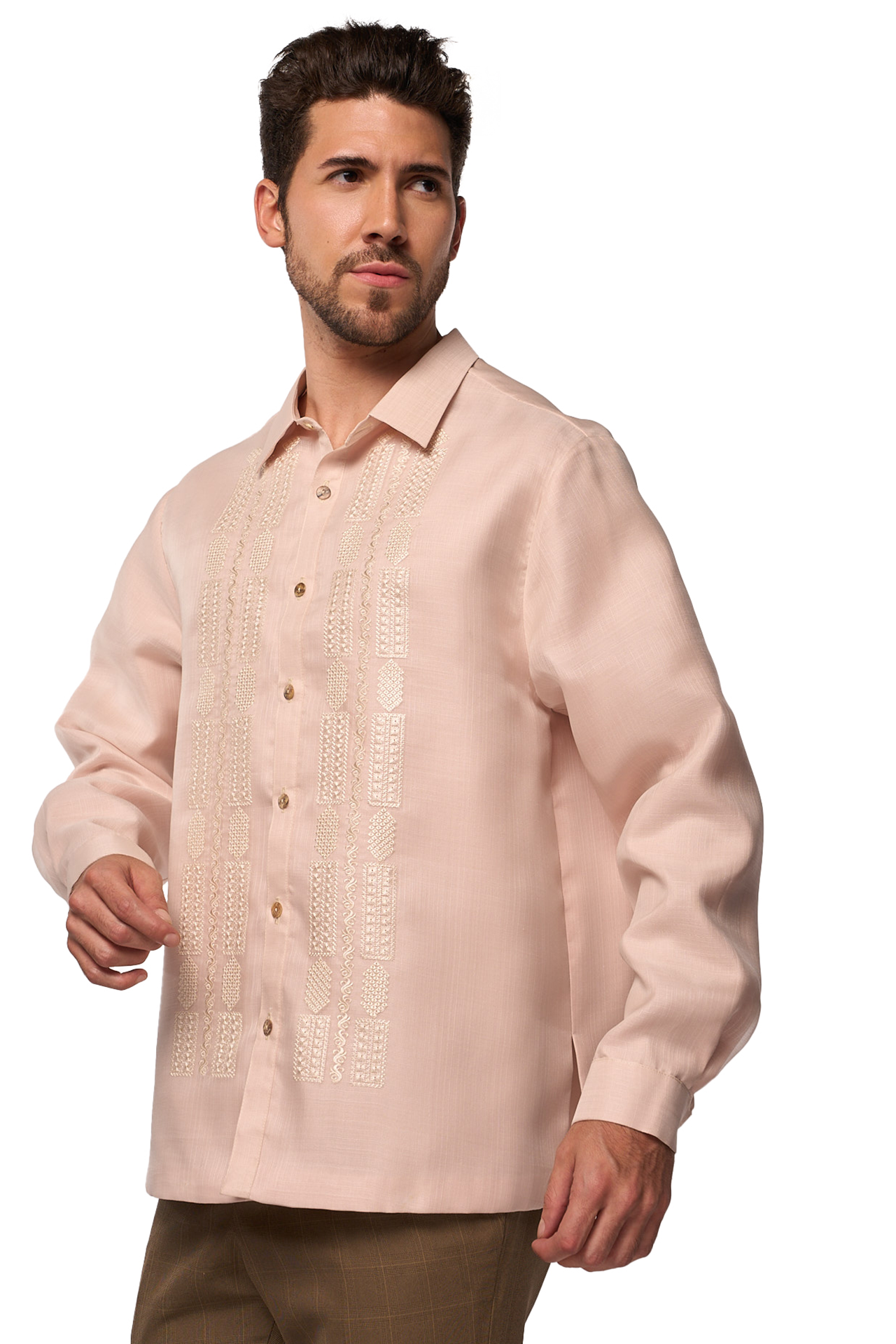 Gabriel Men's Barong (Warm Silt)