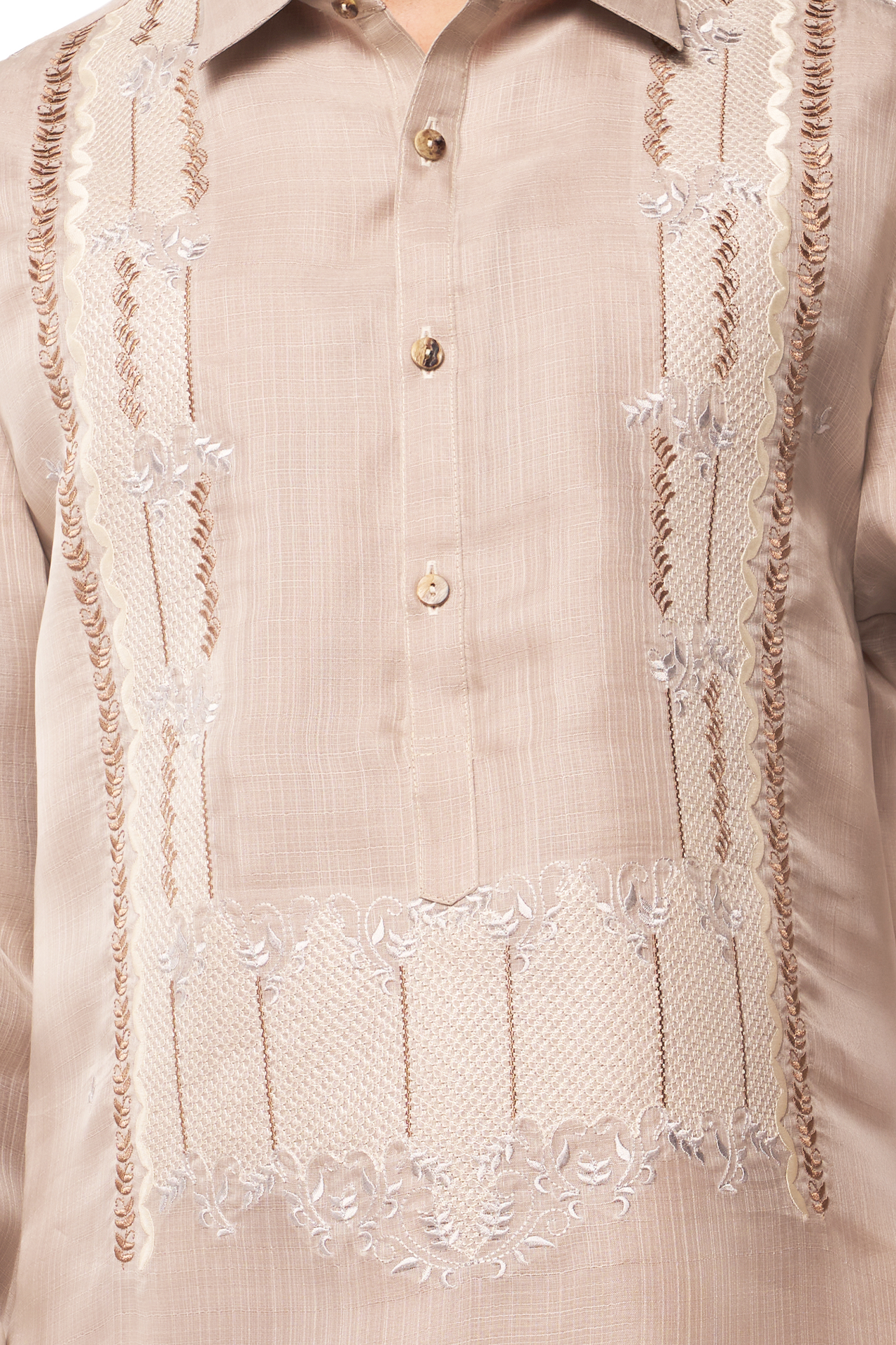 Linea Form Men's Barong (Silt Stone)