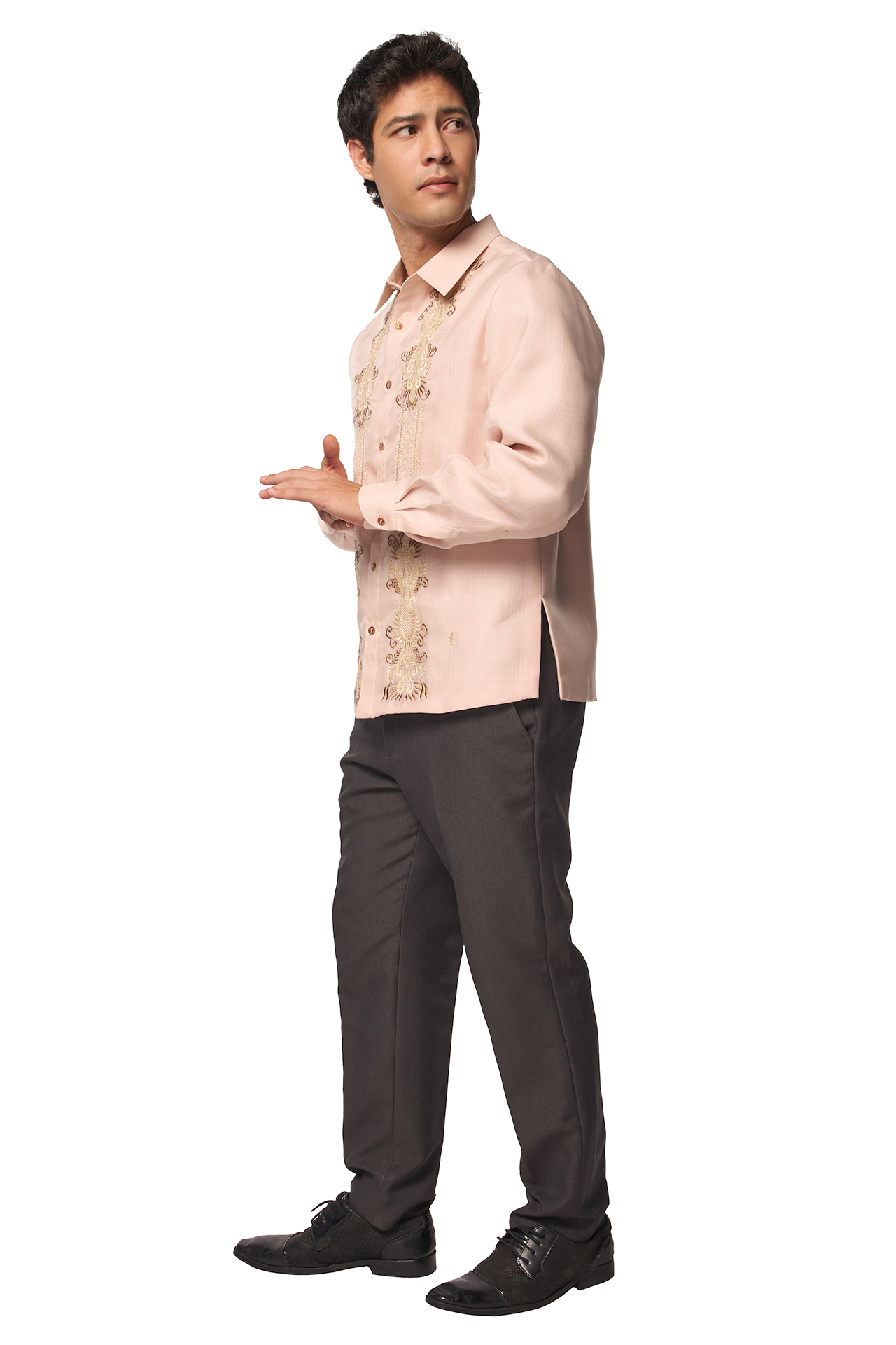 Lucio Men's Barong (Warm Silt)