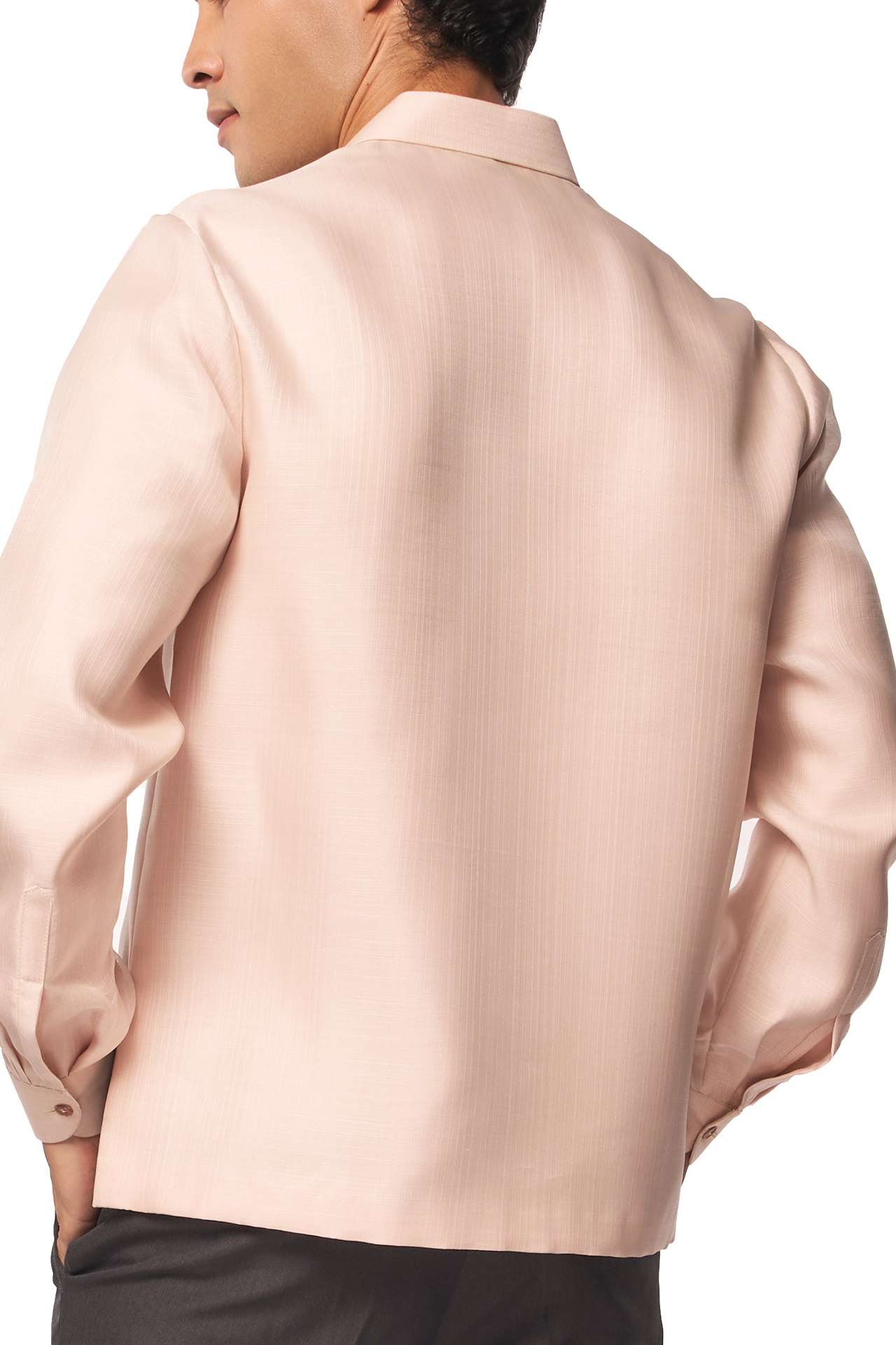 Lucio Men's Barong (Warm Silt)