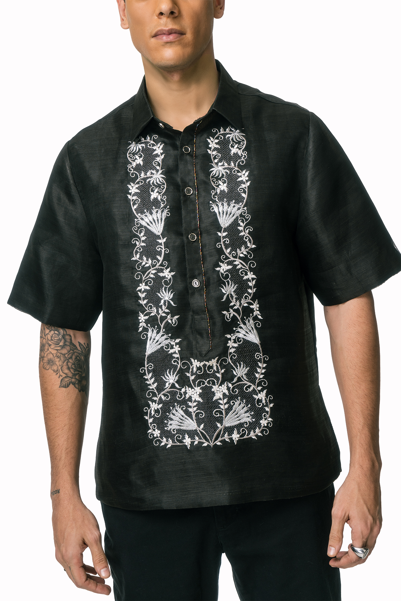 Mabaya Men's Barong Tagalog (Piña)