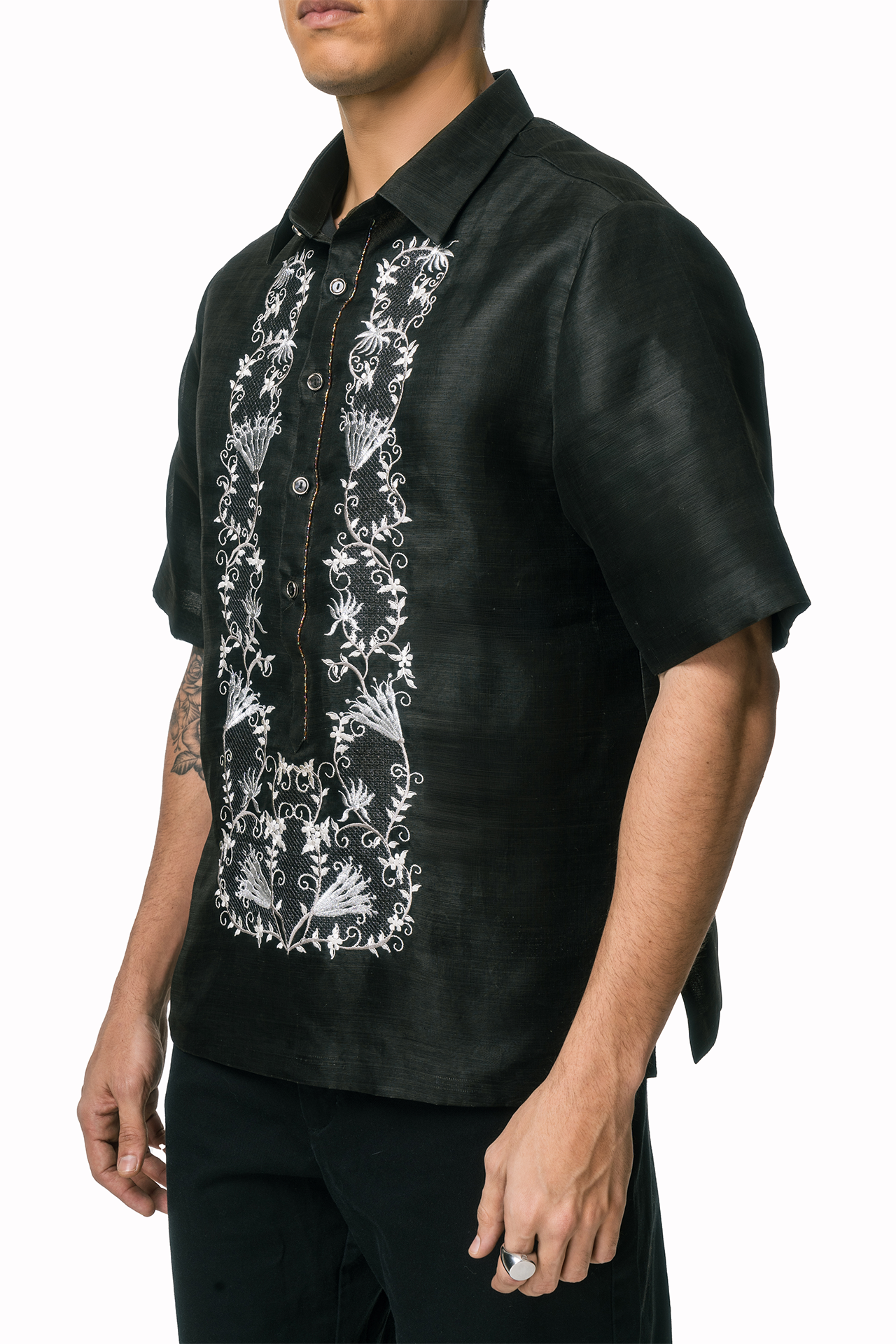 Mabaya Men's Barong Tagalog (Piña)