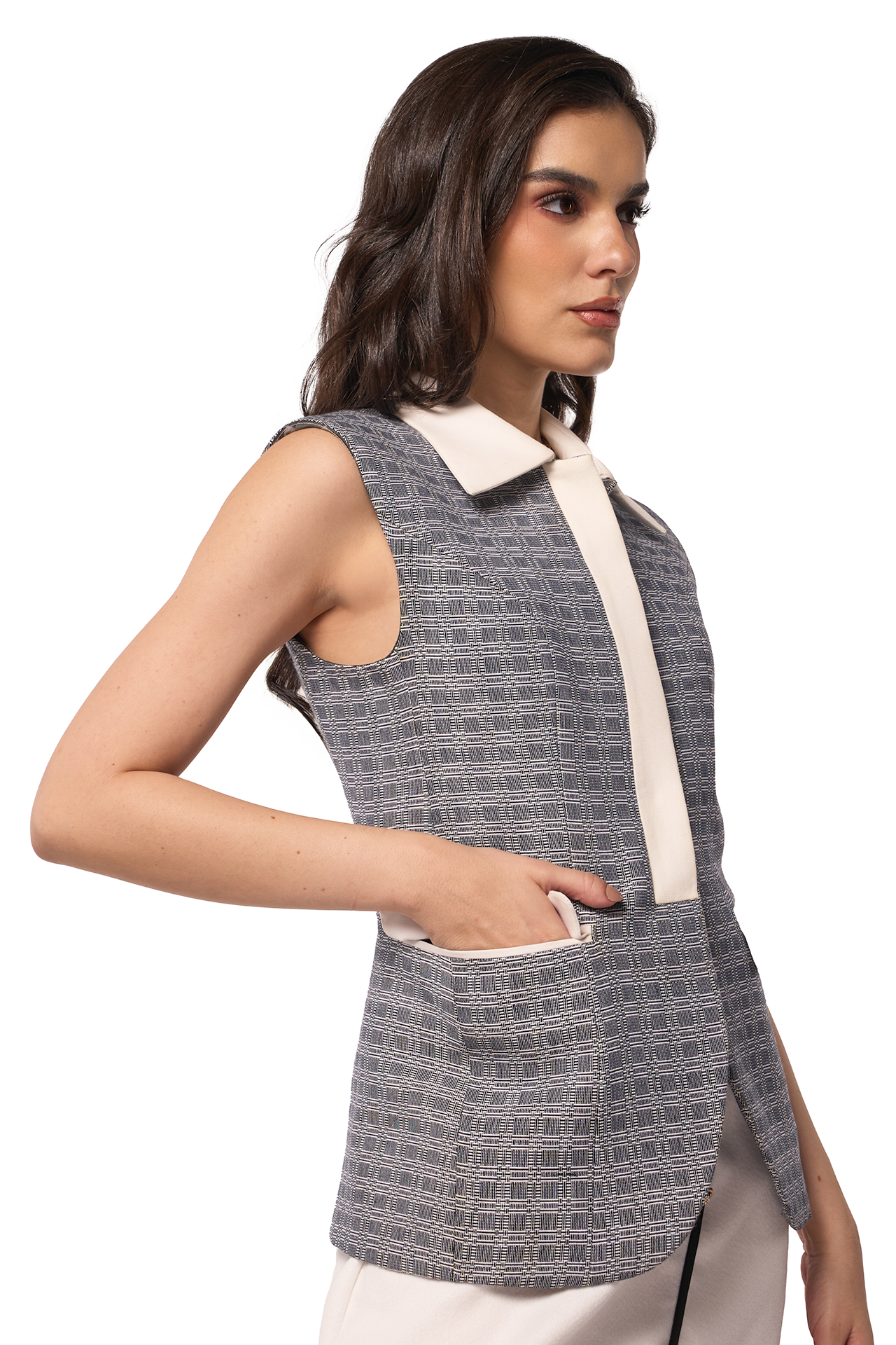 Mila Top (Ivory Noir)