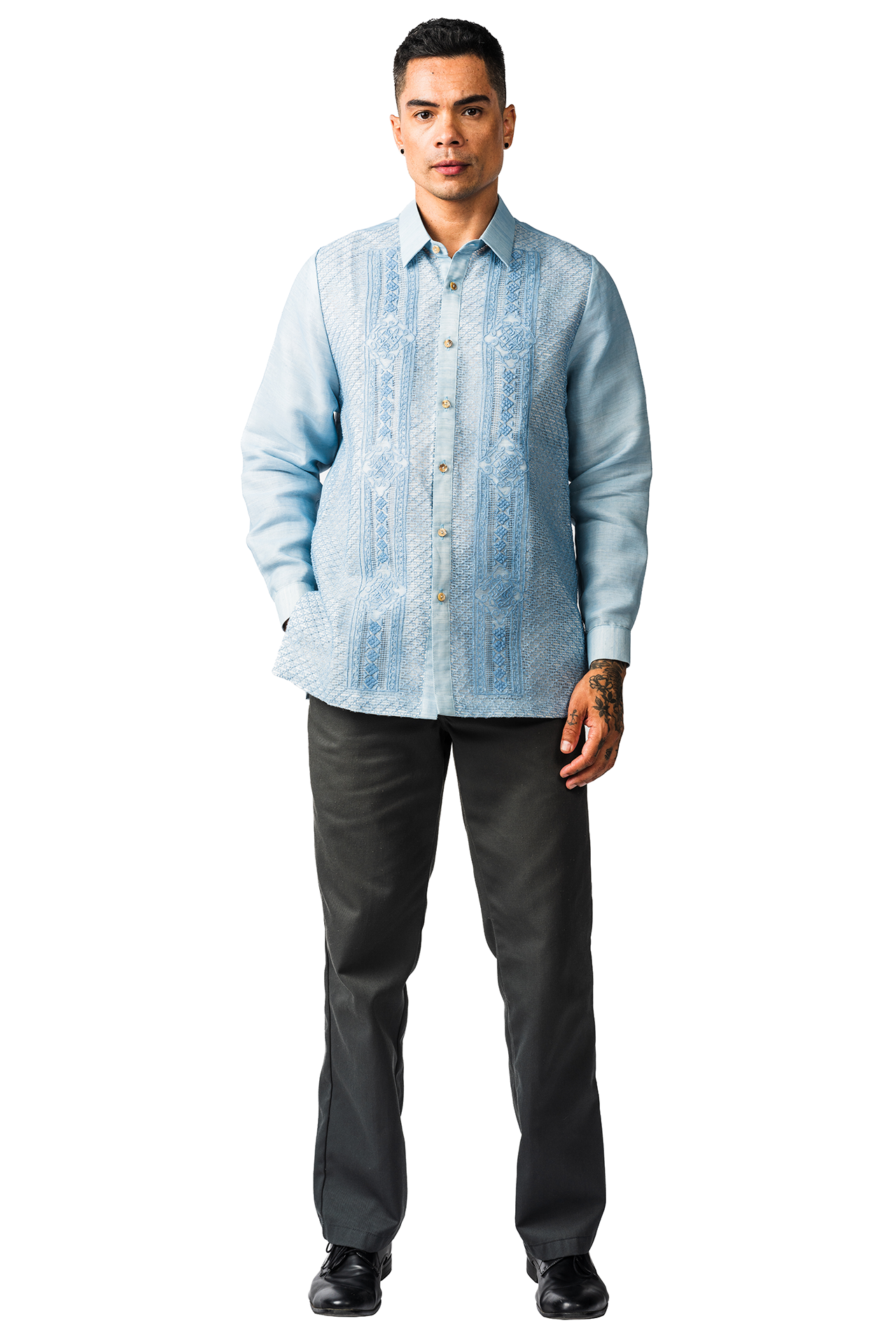 Rizal Men's Barong Tagalog (Piña)