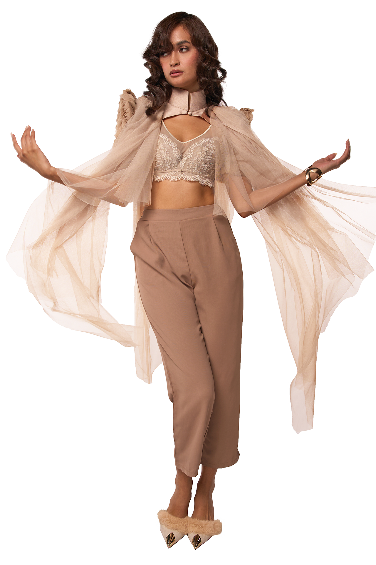 Rosetta Harness Bolero (Sandrose)