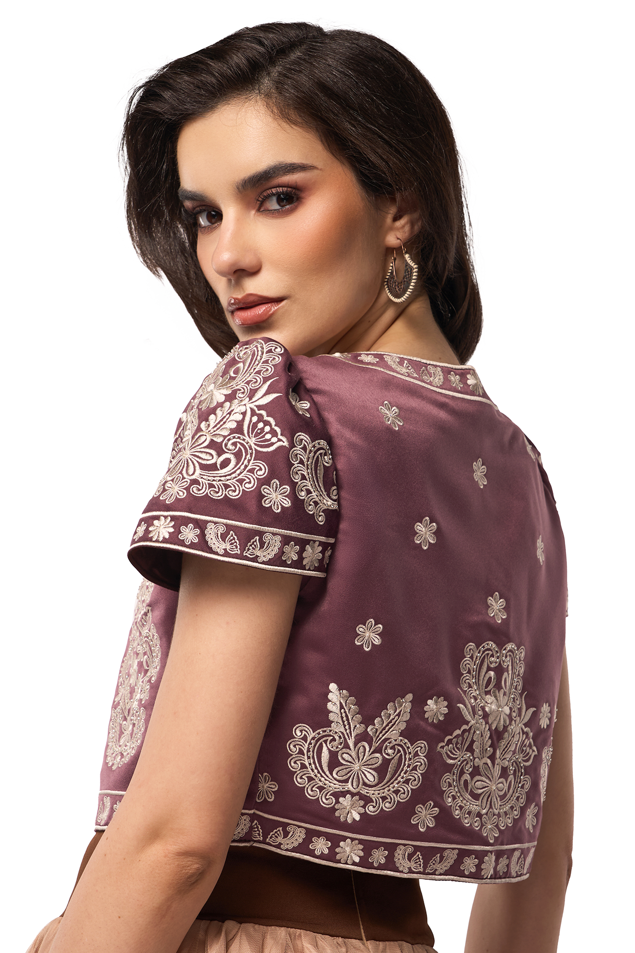 Selen Frame Bolero (Dusk Rose)