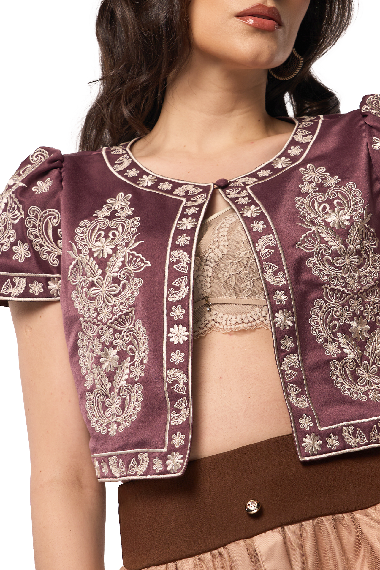 Selen Frame Bolero (Dusk Rose)