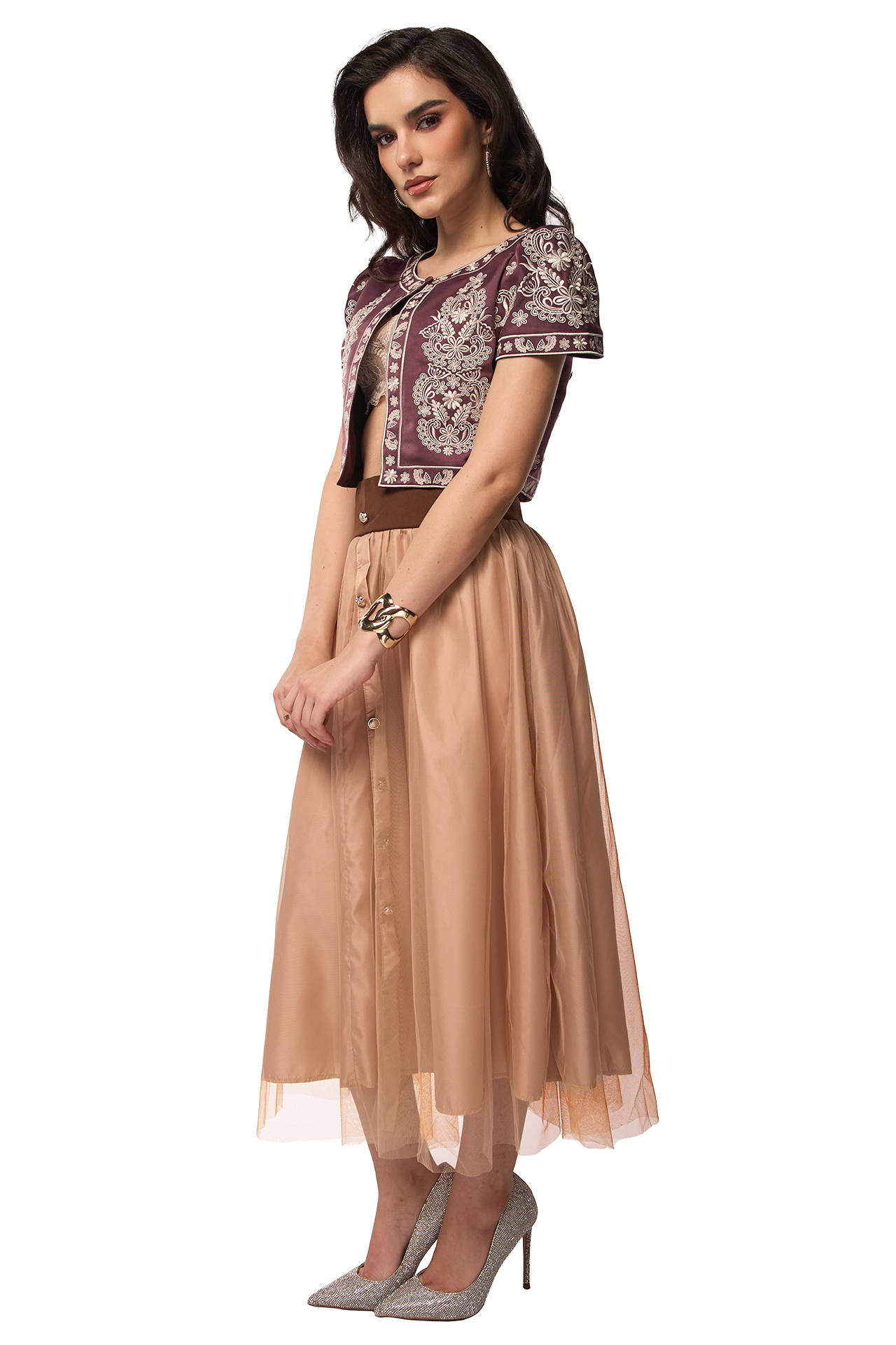 Selen Frame Bolero (Dusk Rose)