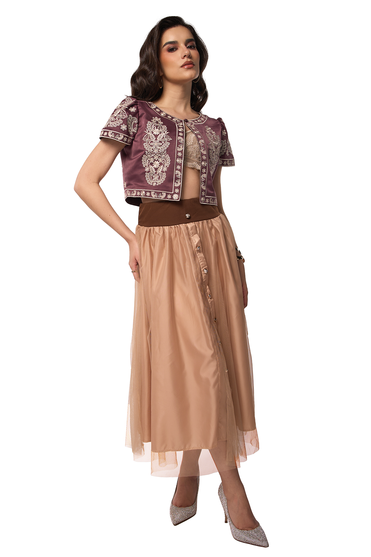 Selen Frame Bolero (Dusk Rose)