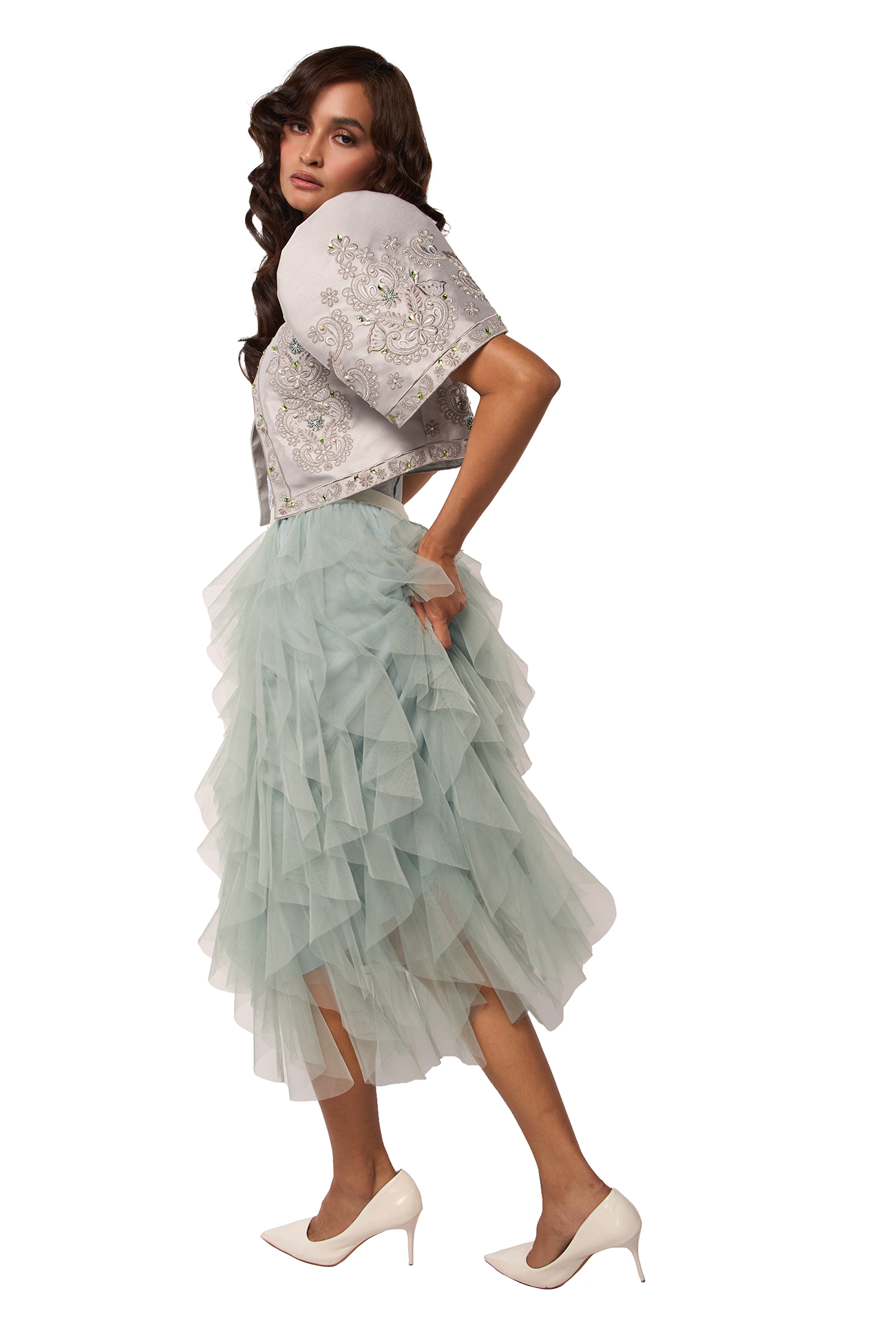 Silver Frame Bolero