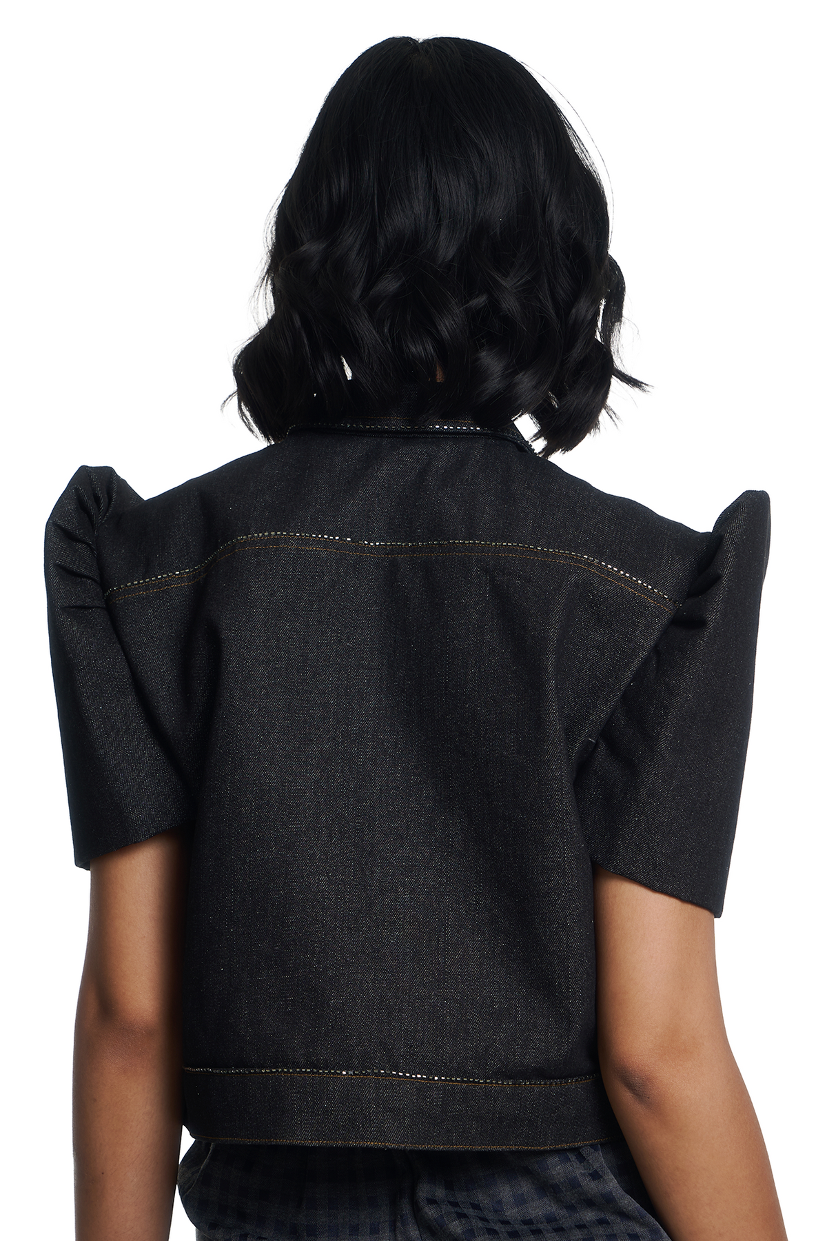 Reina Denim Filipiniana Jacket