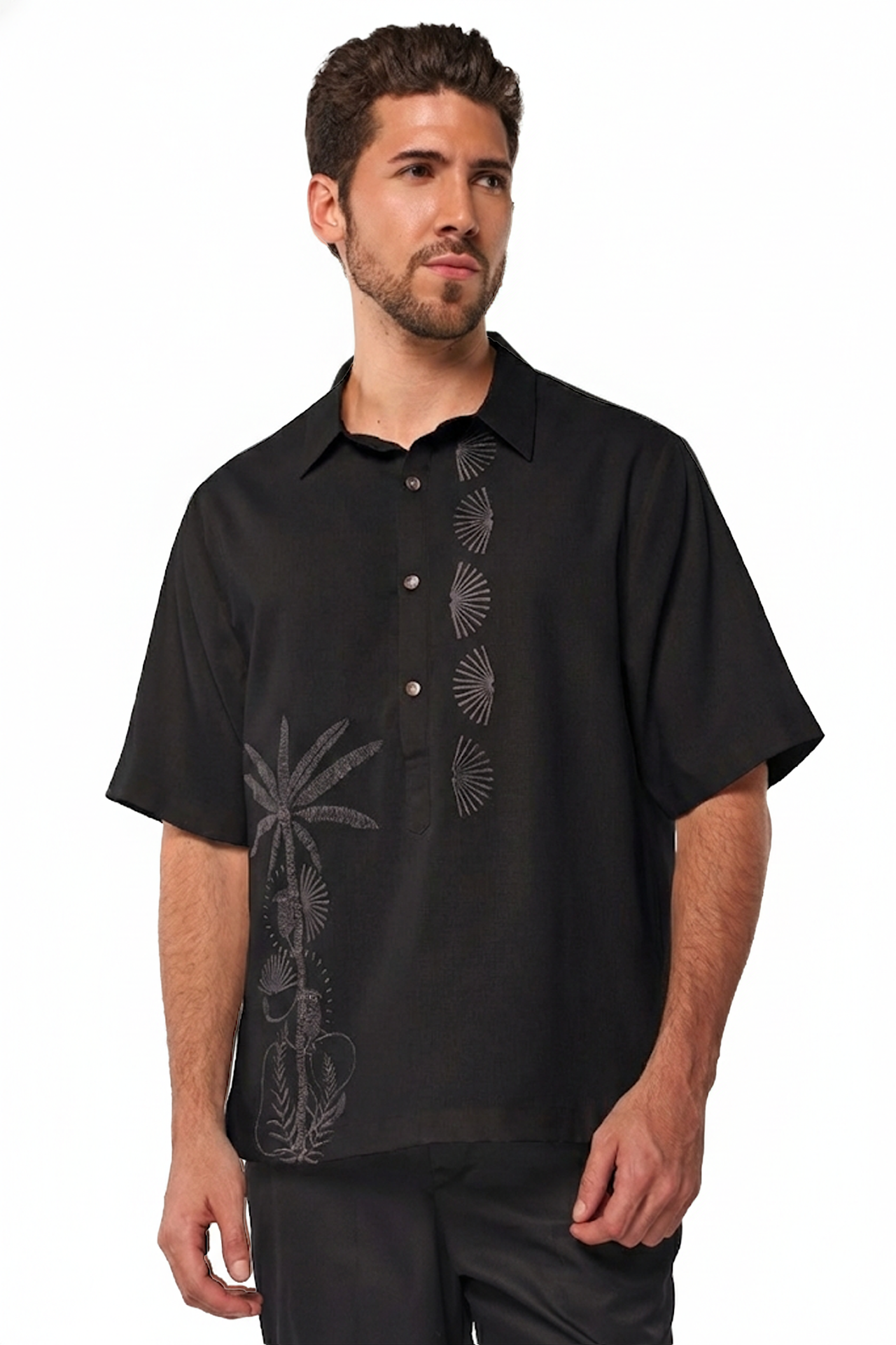 Bohol Men's Barong (Cloud Silt)