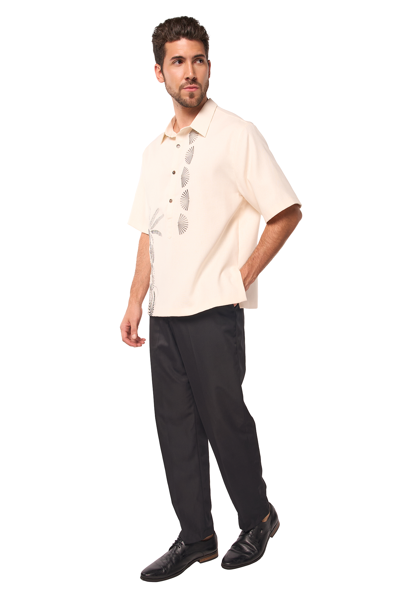 Bohol Men's Barong (Cloud Silt)