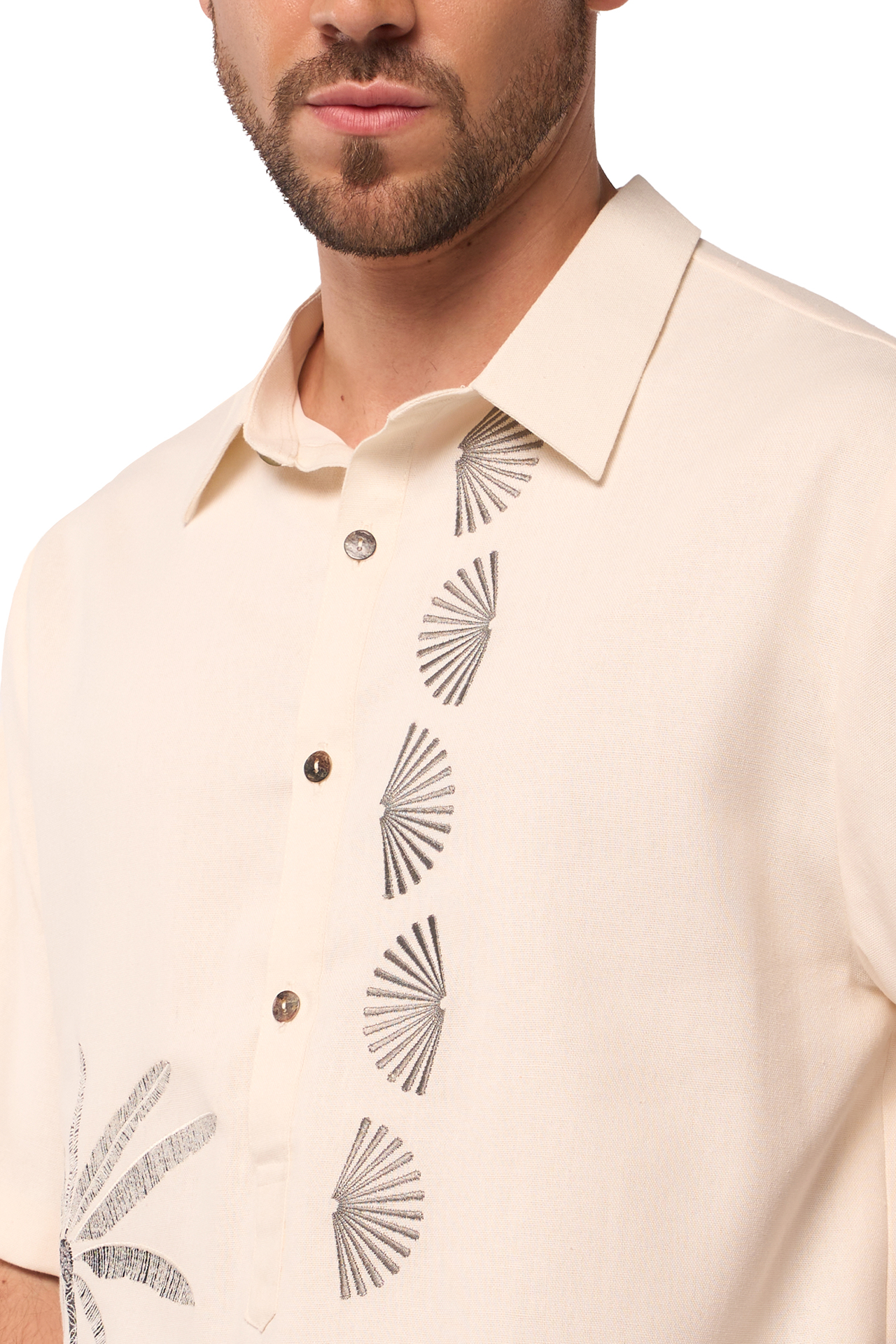 Bohol Men's Barong (Cloud Silt)
