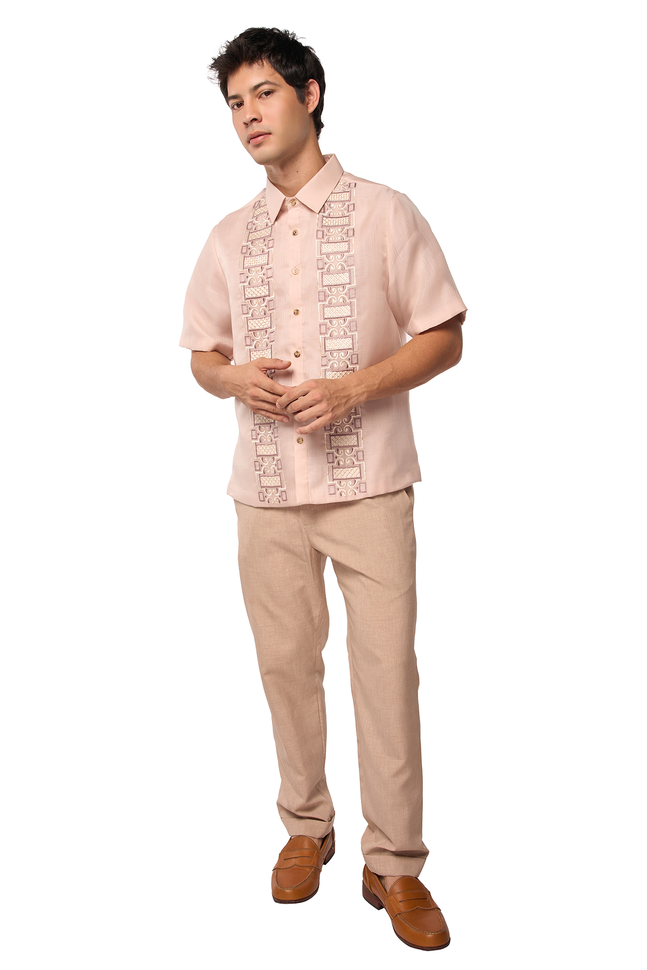 Filomino Men's Barong (Warm Silt)